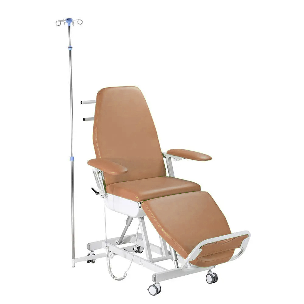 Electric dialysis chair with 4 motors