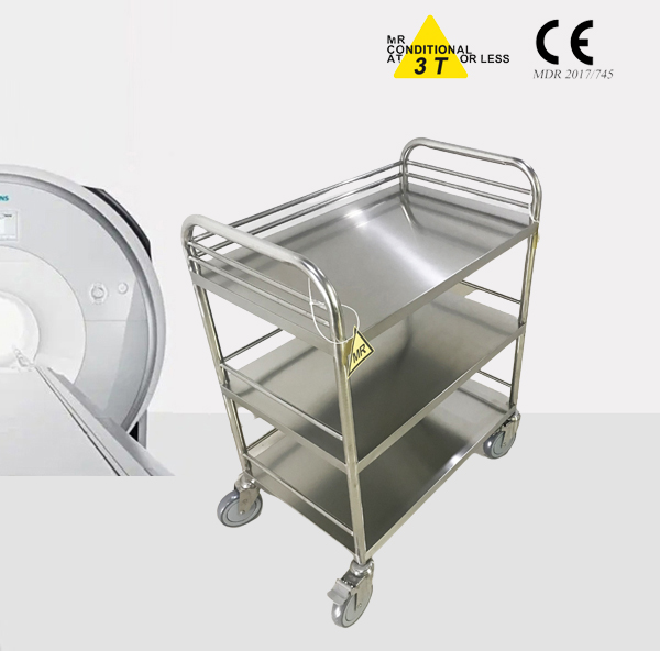 MRI compatible instrument trolley for 1.5T and 3.0T MR system