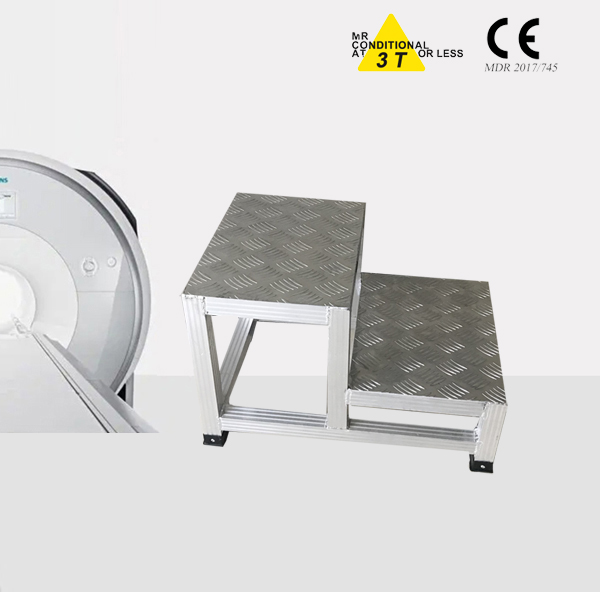 MRI compatible aluminium stool ( double)