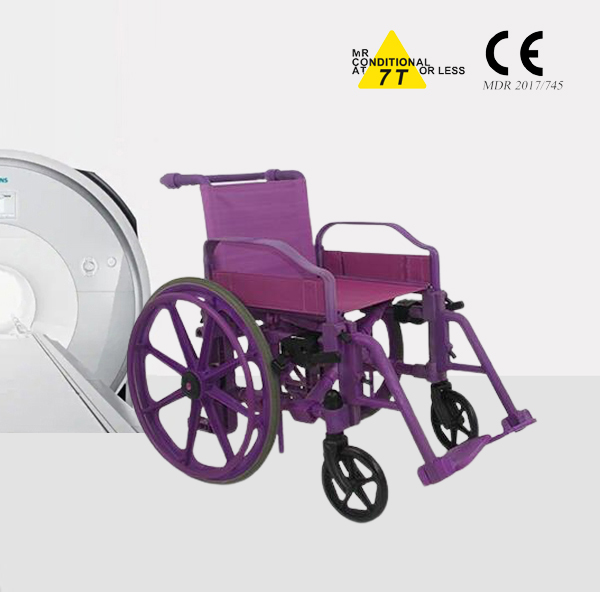 MR wheelchair for MR room use 3.0 Tesla MR equipment
