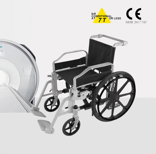 China plastic MR wheelchair for MR room use