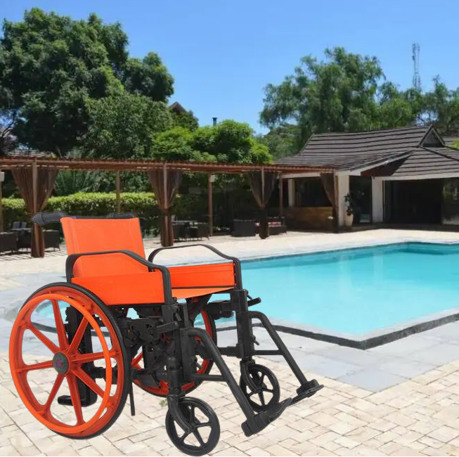 Pool access wheelchair / pool access wheelchair