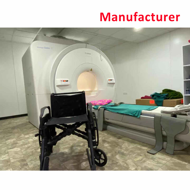 China MR nonmagnetic wheelchair manufacturer for 1.5T, 3.0T, 7.0T MR scanner