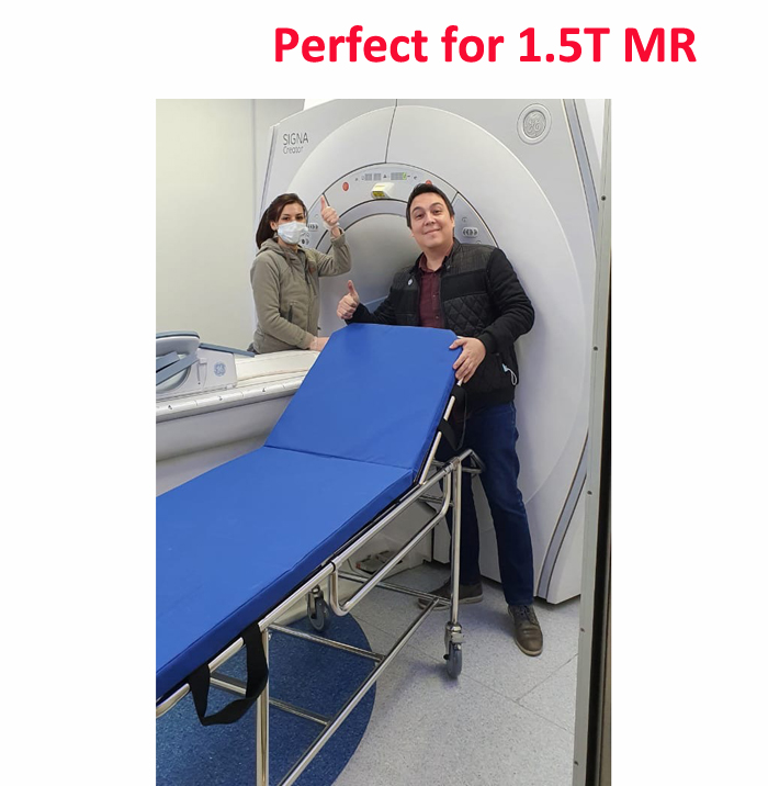 China MRI nonmagnetic stretcher trolley manufacturer for in Magnetic Resonance Room/MRI