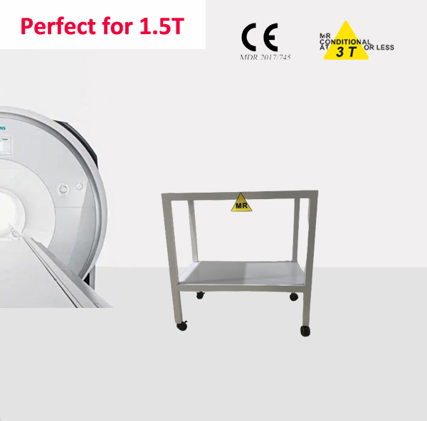 MRI compatible Utility Cart for 1.5T and 3.0T MR system