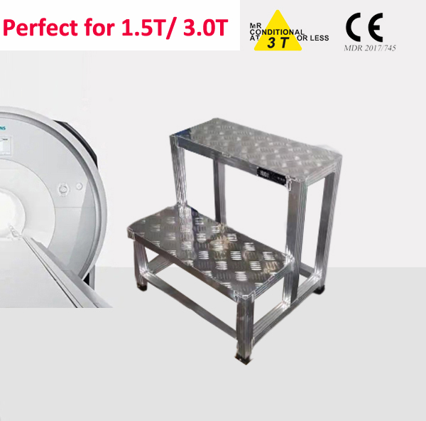MRI compatible aluminium stool ( double)