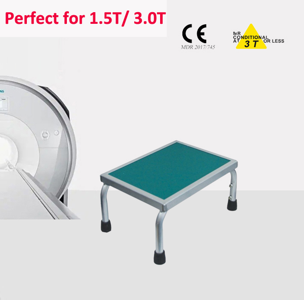 MRI Non-Ferromagnetic Step Stool without Handrail