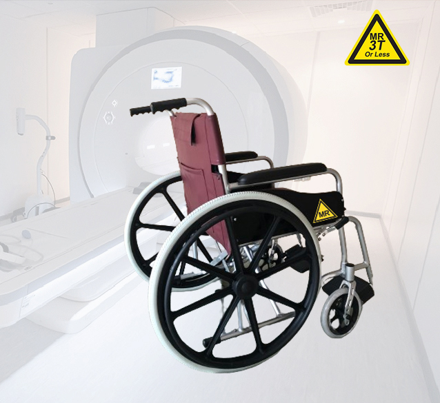 Nonmagnetic MRI wheelchair for 1.5T and 3.0 TESLA