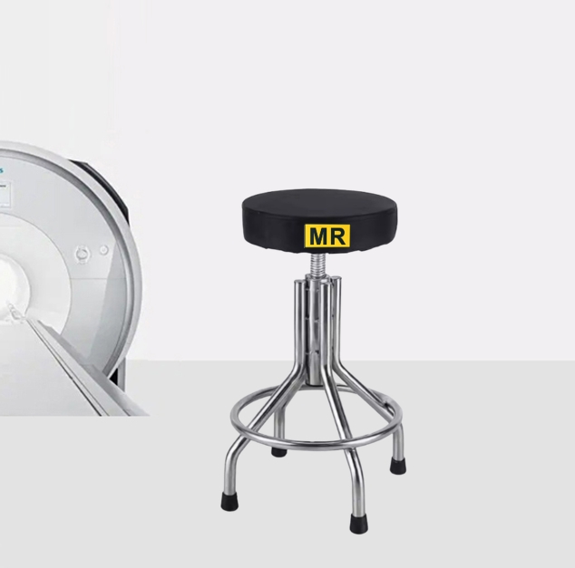 MRI compatible stool for MR room use/ height adjustabel