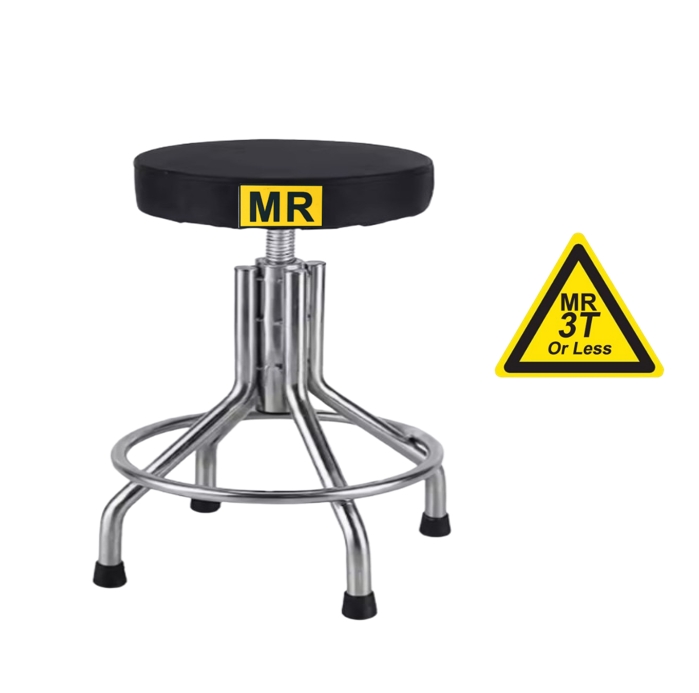 Non-Magnetic MRI Safe Adjustable Stool for 1.5T and 3.0T MR rooms